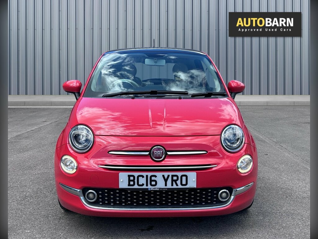 Fiat 500 1.2 Lounge Hatchback Euro 6 Ss BC16YRO Pink #6