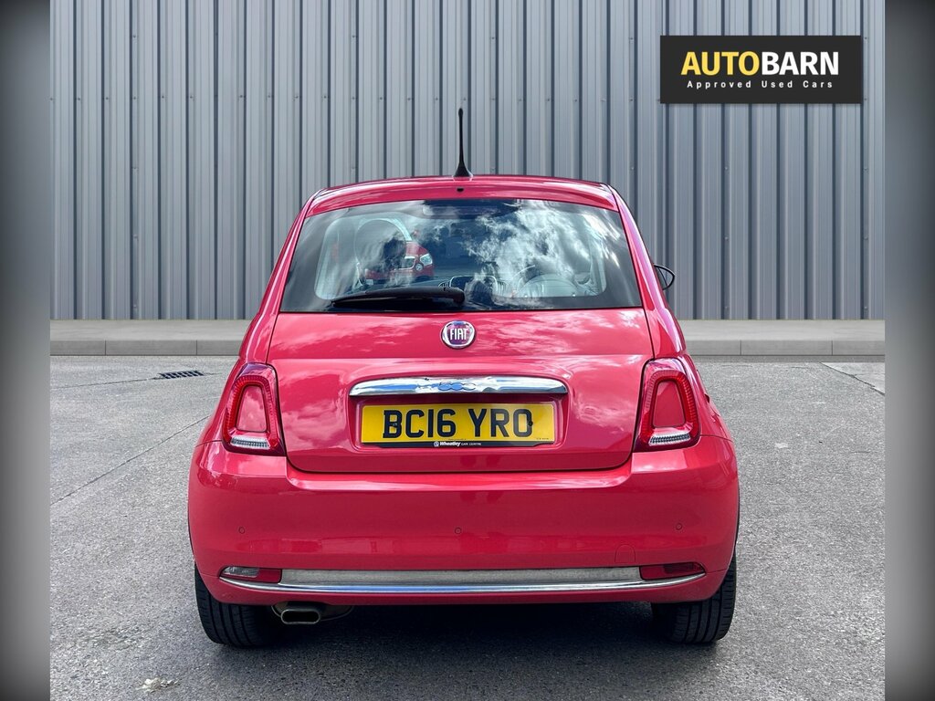 Fiat 500 1.2 Lounge Hatchback Euro 6 Ss BC16YRO Pink #4