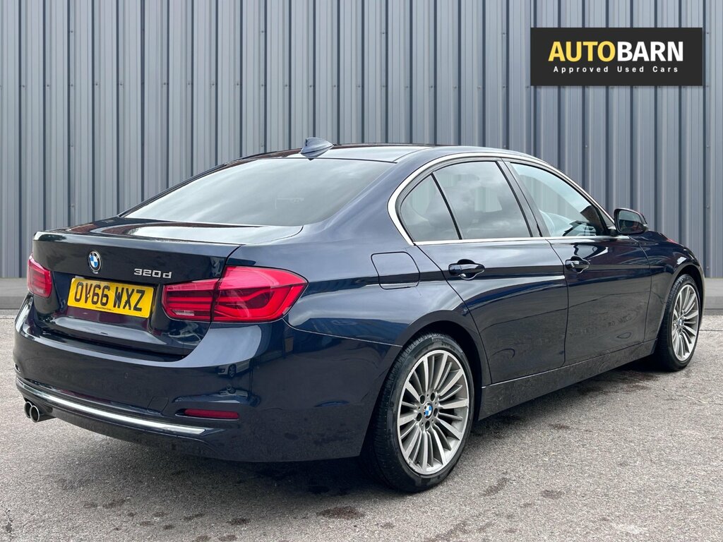 BMW 3 Series 2.0 320D Luxury Saloon Euro 6 Ss Blue #3