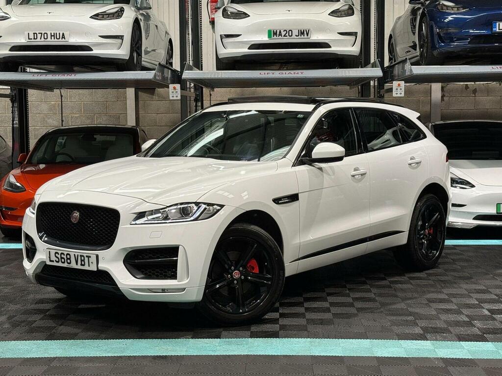Jaguar F-Pace 2.0 P250i R-sport Awd Euro 6 Ss White #3