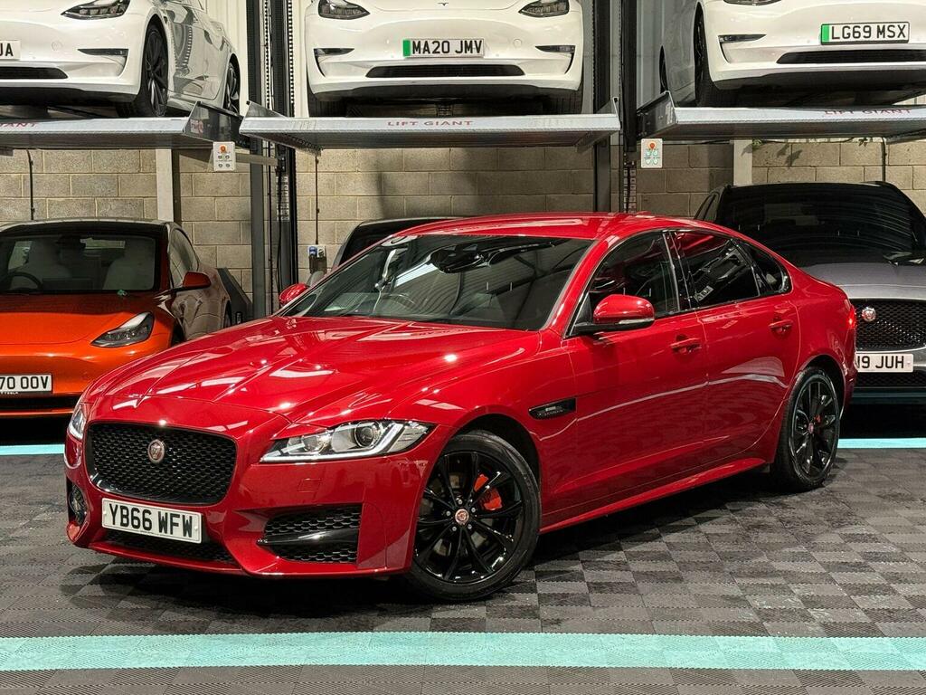Jaguar XF 2.0D R-sport Euro 6 Ss Red #3