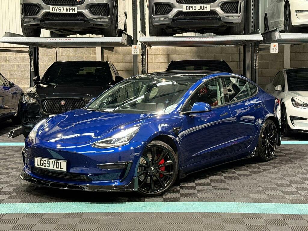 Tesla Model 3 Saloon Dual Motor Performance 4Wde Per Blue #3