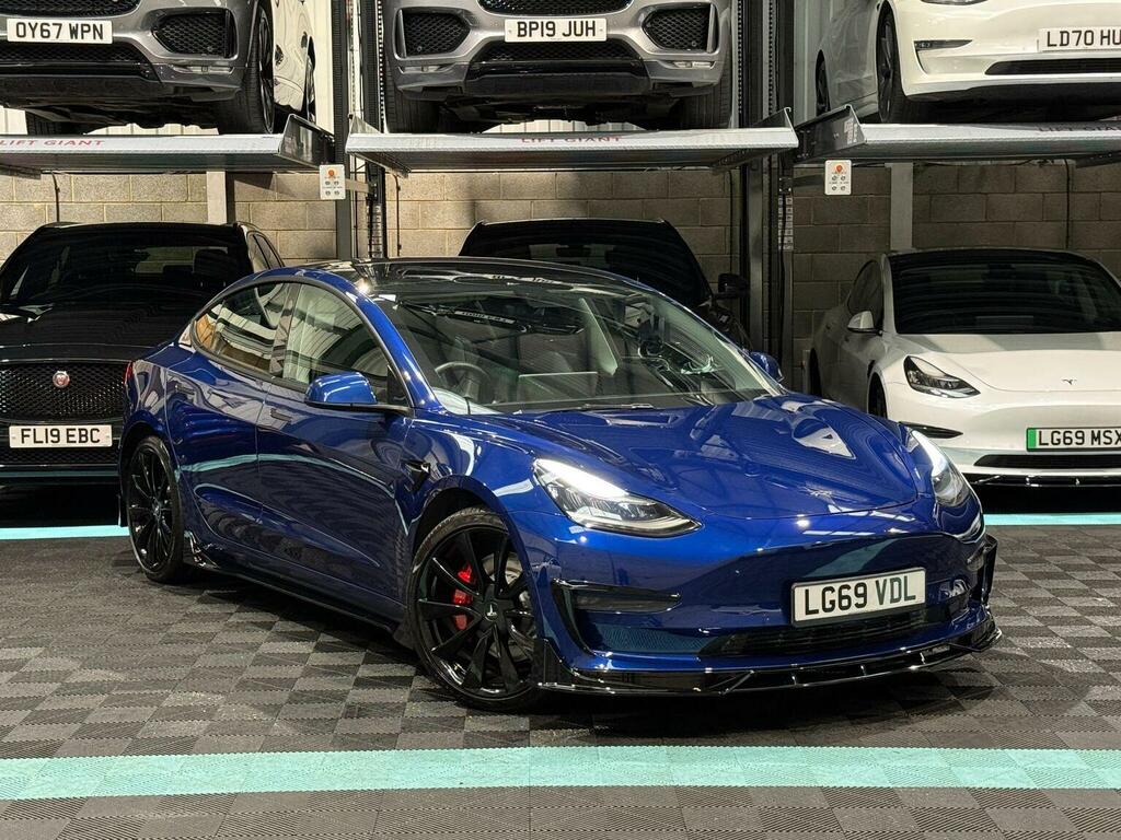 Tesla Model 3 Saloon Dual Motor Performance 4Wde Per Blue
