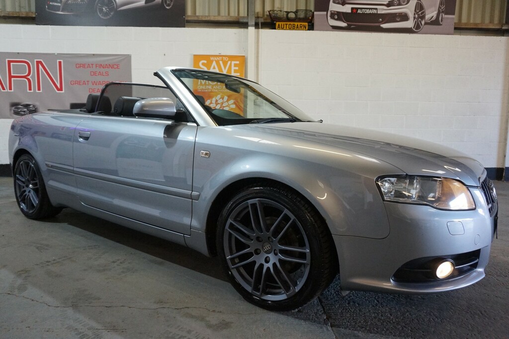 Audi A4 Cabriolet 2.0 Tdi S Line Silver #2
