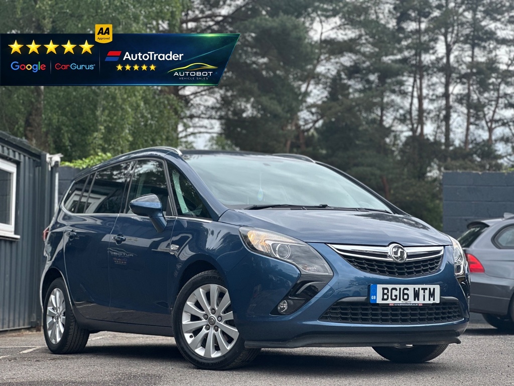 Vauxhall Zafira 2016 1.4I Turbo Energy Mpv Euro Blue