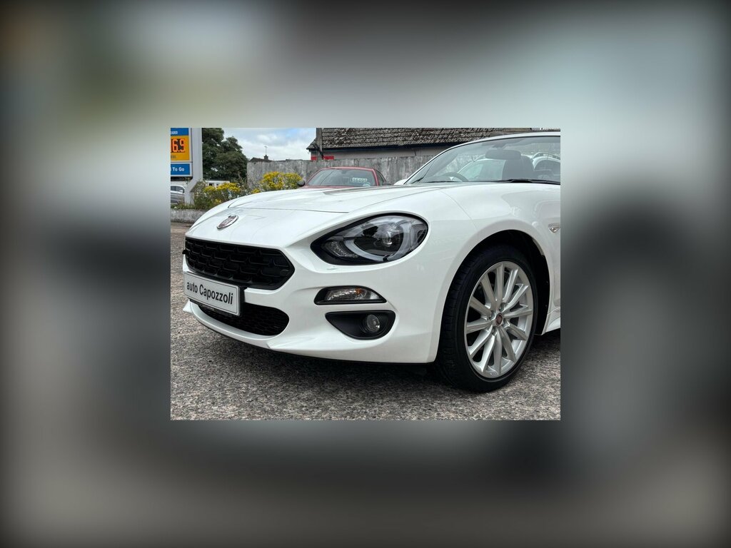 Fiat 124 Spider 1.4 Multiair Lusso Plus Convertible Eur White #4