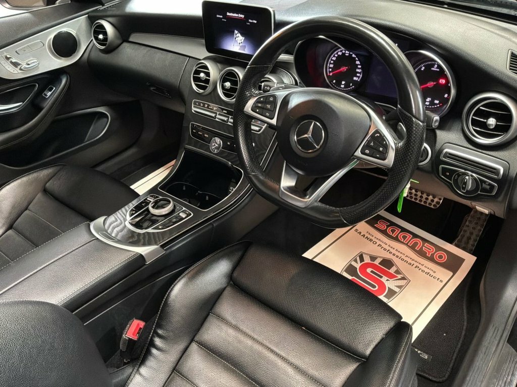 Mercedes-Benz C Class 2L Amg Line MW17OGK Black #3