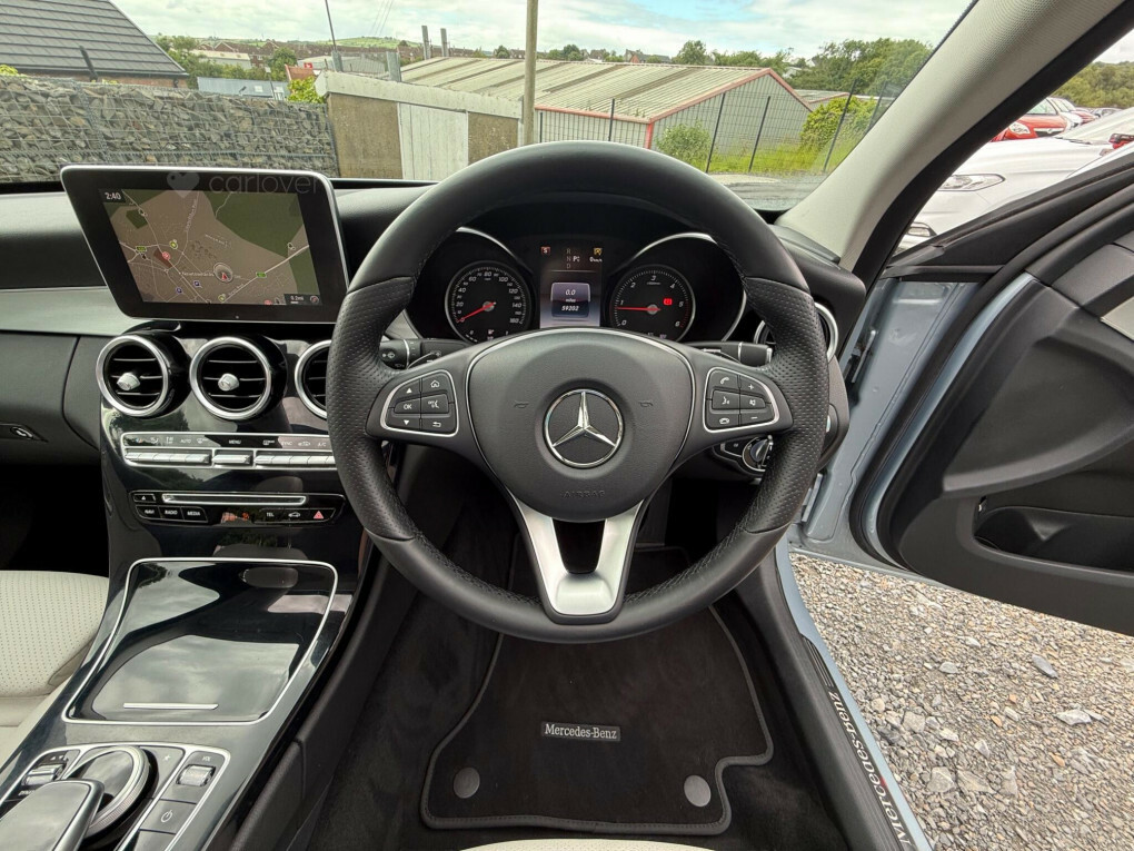 Mercedes-Benz C Class C200 Amg Line Coupe Blue #90
