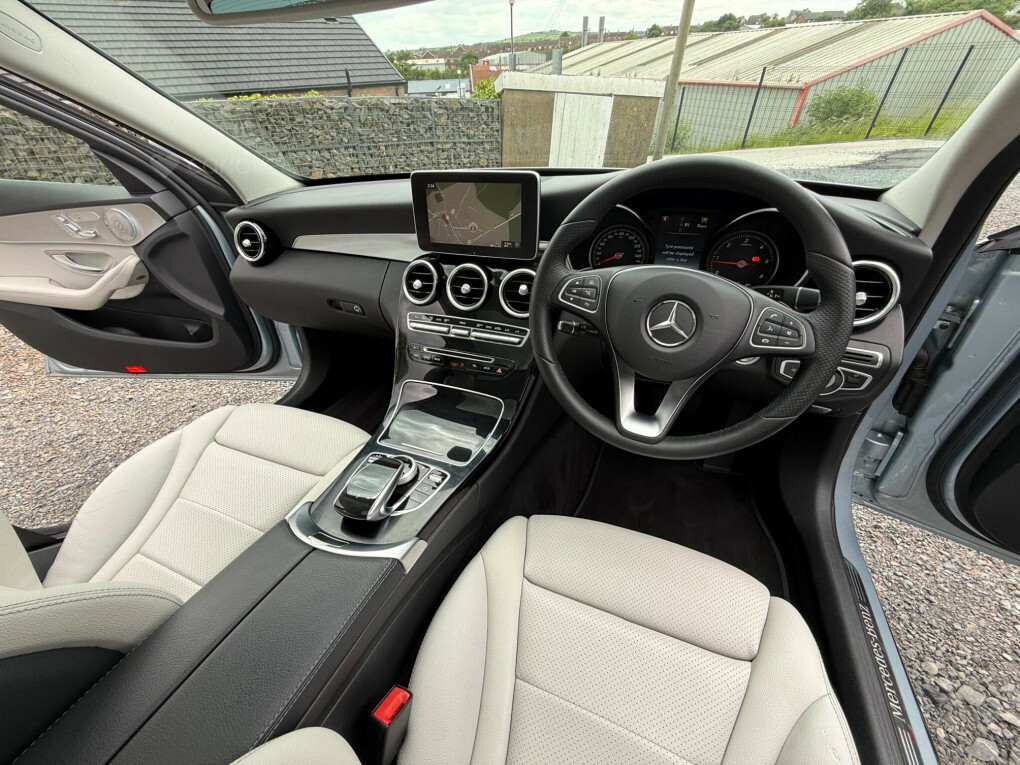 Mercedes-Benz C Class C200 Amg Line Coupe Blue #46