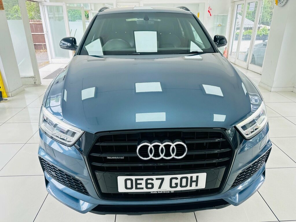 Audi Q3 2.0 Tdi Black Edition S Tronic Quattro Euro 6 Ss OE67GOH Blue #2