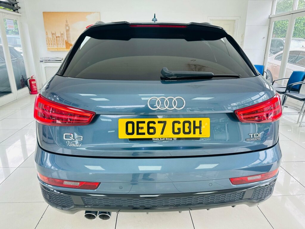 Audi Q3 2.0 Tdi Black Edition S Tronic Quattro Euro 6 Ss OE67GOH Blue #6