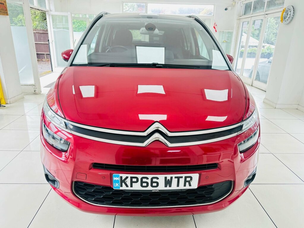 Citroen Grand C4 Picasso 1.6 Bluehdi Exclusive Eat6 Euro 6 Ss Red #2