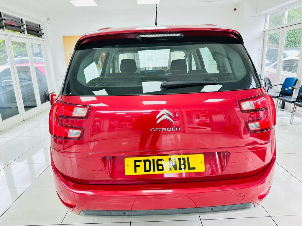 Citroen Grand C4 Picasso 1.6 Bluehdi Exclusive Eat6 Euro 6 Ss Red #6