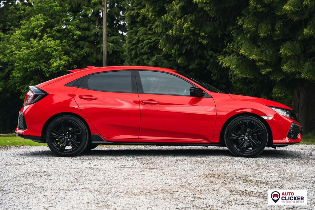 Honda Civic 1.0 Vtec Turbo Sport Line Hatchback Man FJ69YHW Red #4