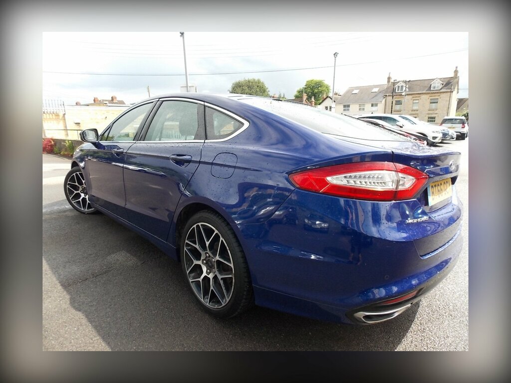 Ford Mondeo 2.0 Tdci Titanium Hatchback Euro BT66GCX Blue #3