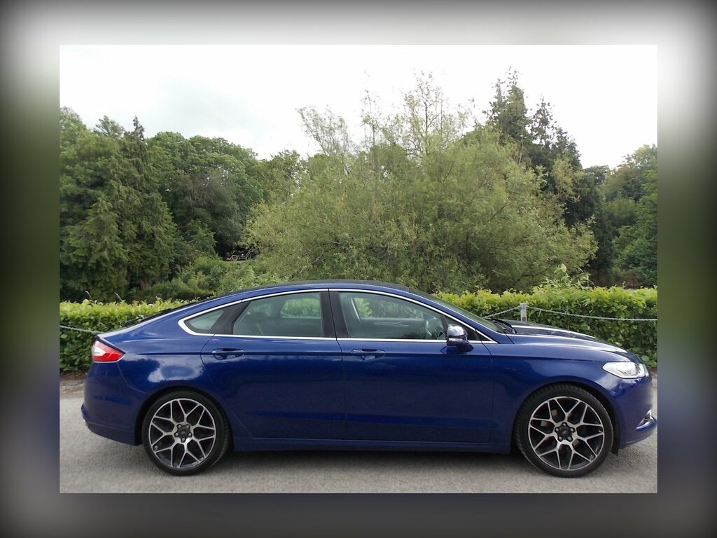 Ford Mondeo 2.0 Tdci Titanium Hatchback Euro BT66GCX Blue #6