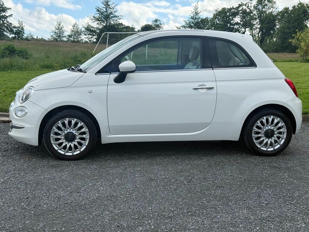 Fiat 500 2016 1.2 Lounge Hatchback Euro 6 AJ65MXK White #4