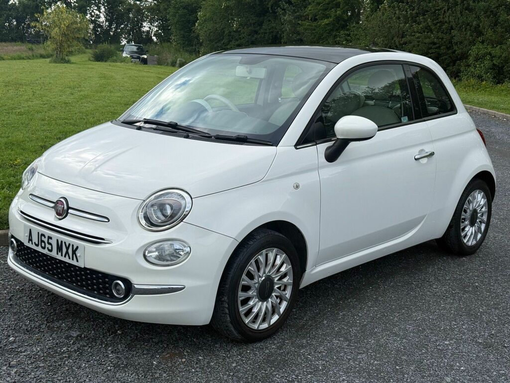 Fiat 500 2016 1.2 Lounge Hatchback Euro 6 White