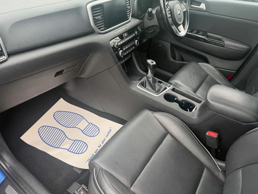 Kia Sportage 2019 1.6 T-gdi 4 Suv Euro 6 Ss BW68WWK Blue #4