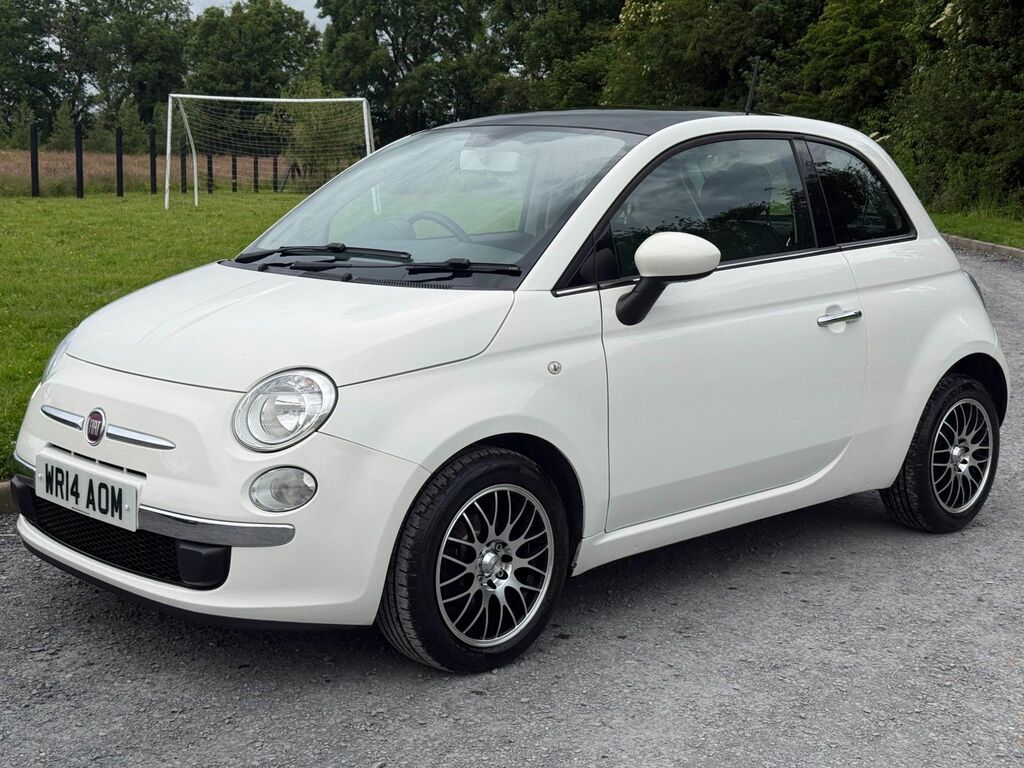 Fiat 500 2014 1.2 Lounge Hatchback Euro 6 WR14AOM White