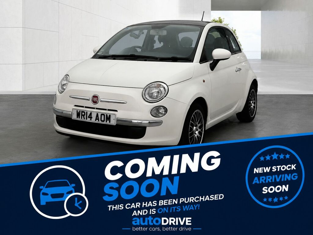 Fiat 500 2014 1.2 Lounge Hatchback Euro 6 White