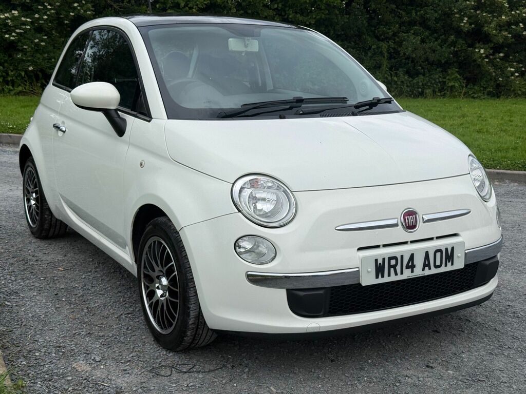Fiat 500 2014 1.2 Lounge Hatchback Euro 6 WR14AOM White #5