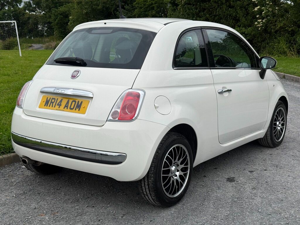 Fiat 500 2014 1.2 Lounge Hatchback Euro 6 WR14AOM White #3