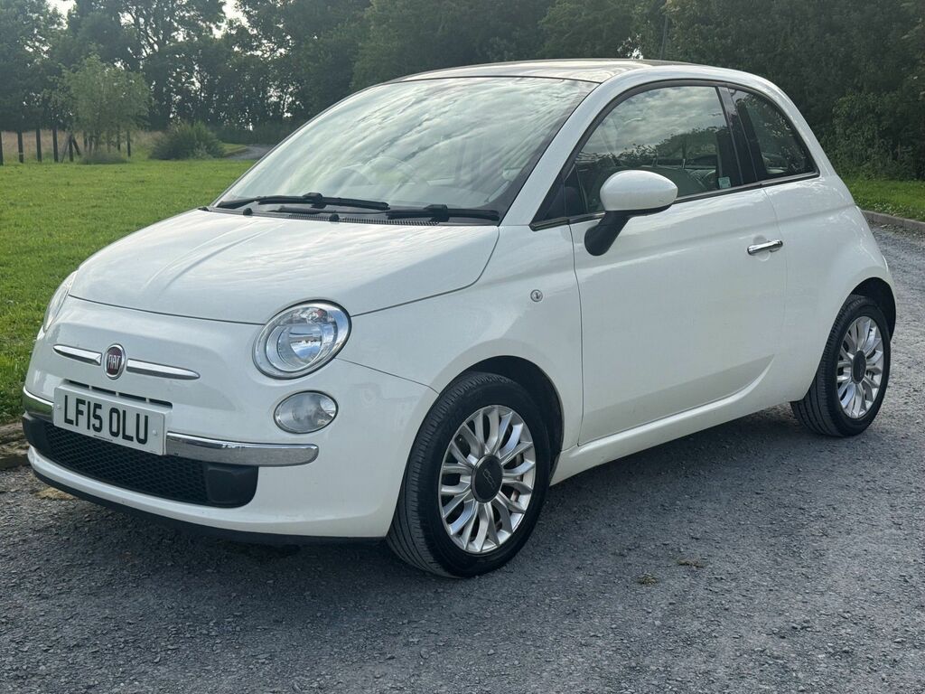 Fiat 500 2015 1.2 Lounge Hatchback Euro 6 White