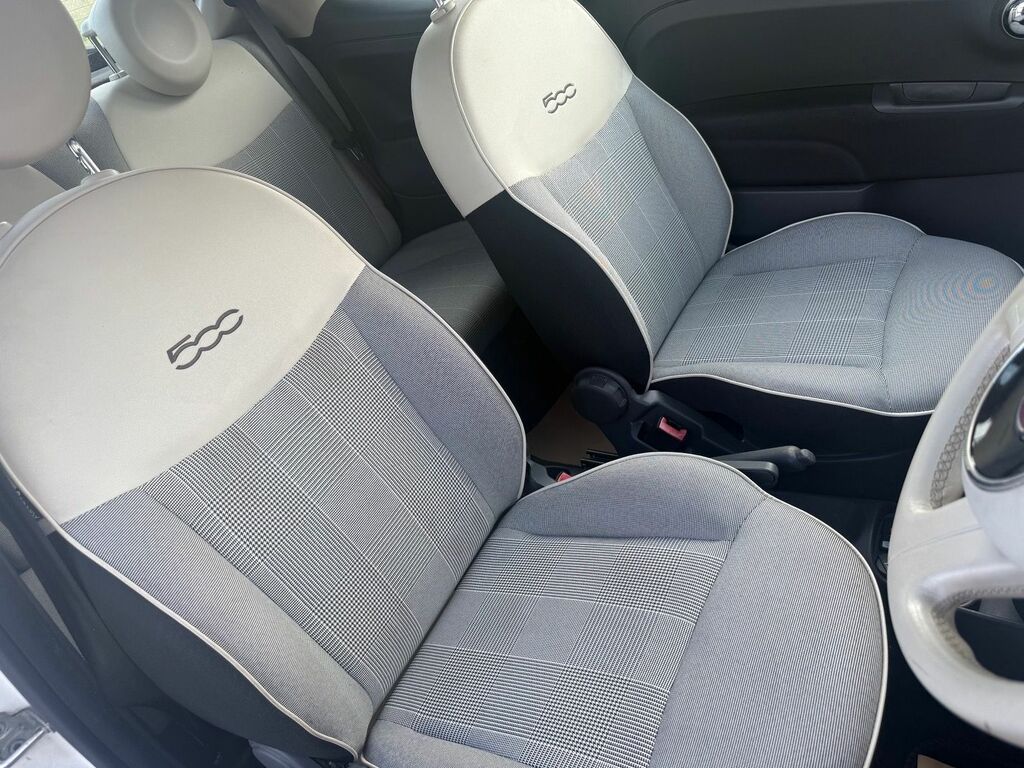 Fiat 500 2015 1.2 Lounge Hatchback Euro 6 LF15OLU White #5