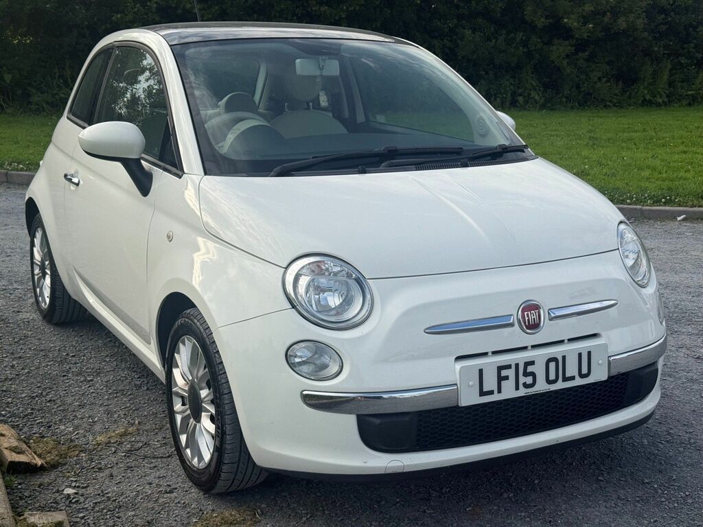 Fiat 500 2015 1.2 Lounge Hatchback Euro 6 LF15OLU White #4