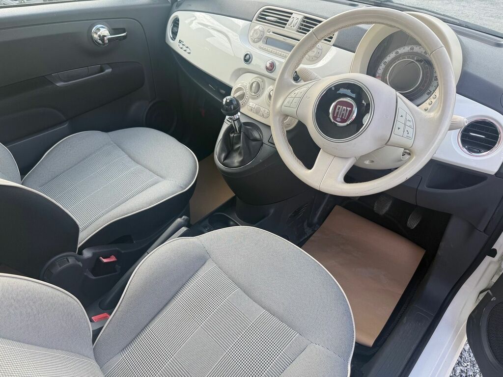 Fiat 500 2015 1.2 Lounge Hatchback Euro 6 LF15OLU White #3