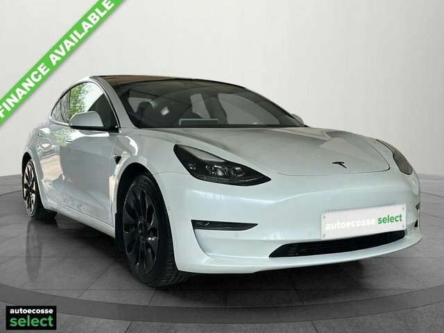 Tesla Model 3 Motor Long Range Saloon White