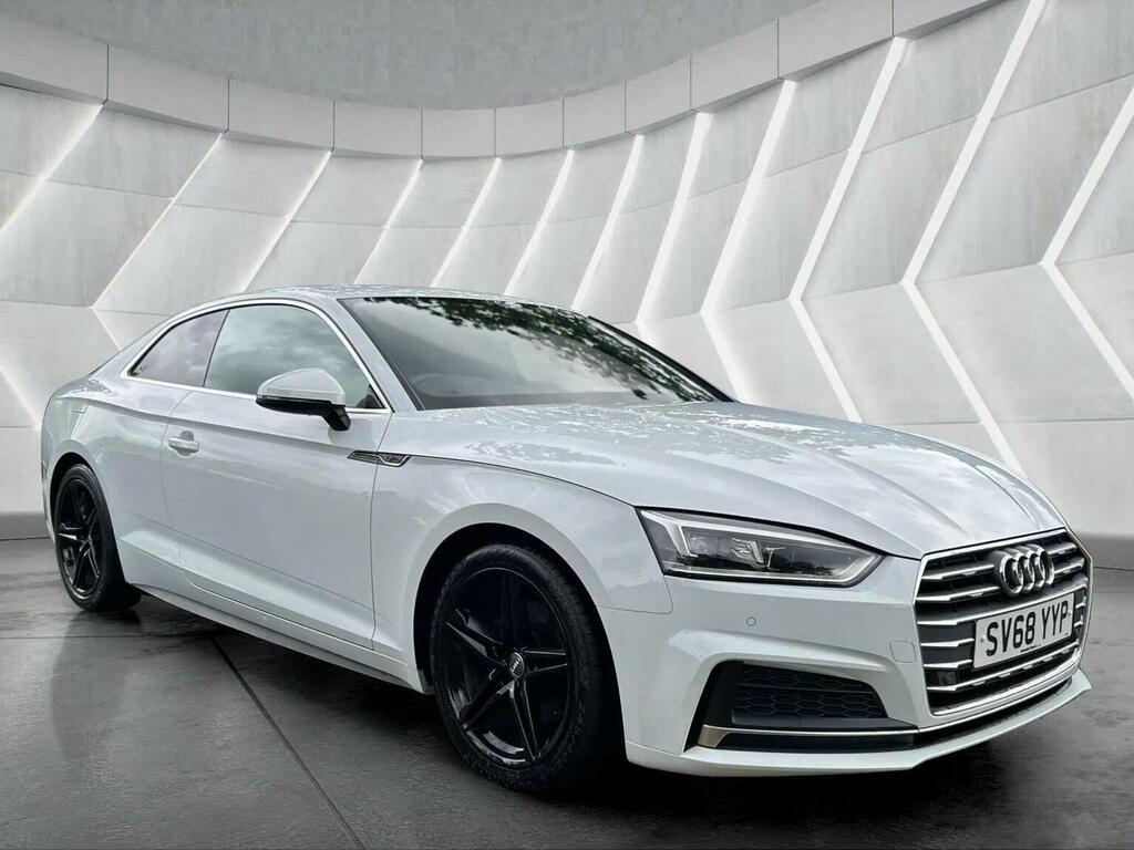 Audi A5 Coupe 1.4 Tfsi S Line S Tronic Euro 6 Ss 2 SV68YYP White #3