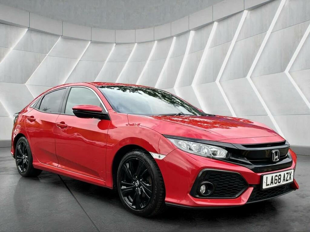 Honda Civic Hatchback 1.0 Vtec Turbo Sr Euro 6 Ss 2019 LA68AZX Red #4