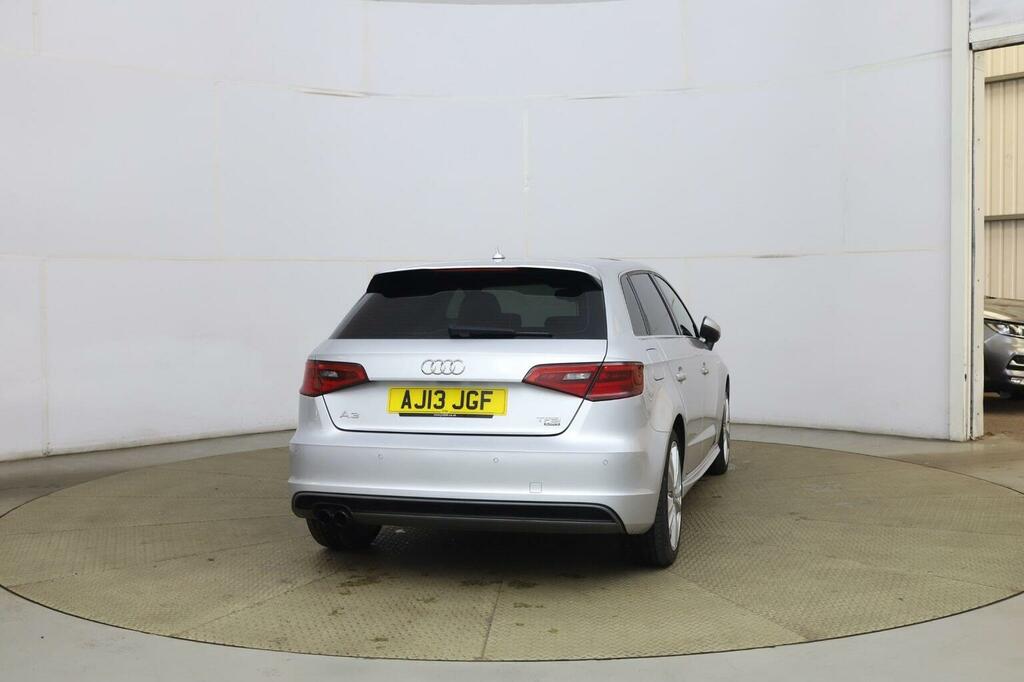Audi A3 1.8 Tfsi S Line Sportback S Tronic Quattro Euro 6 Silver #4