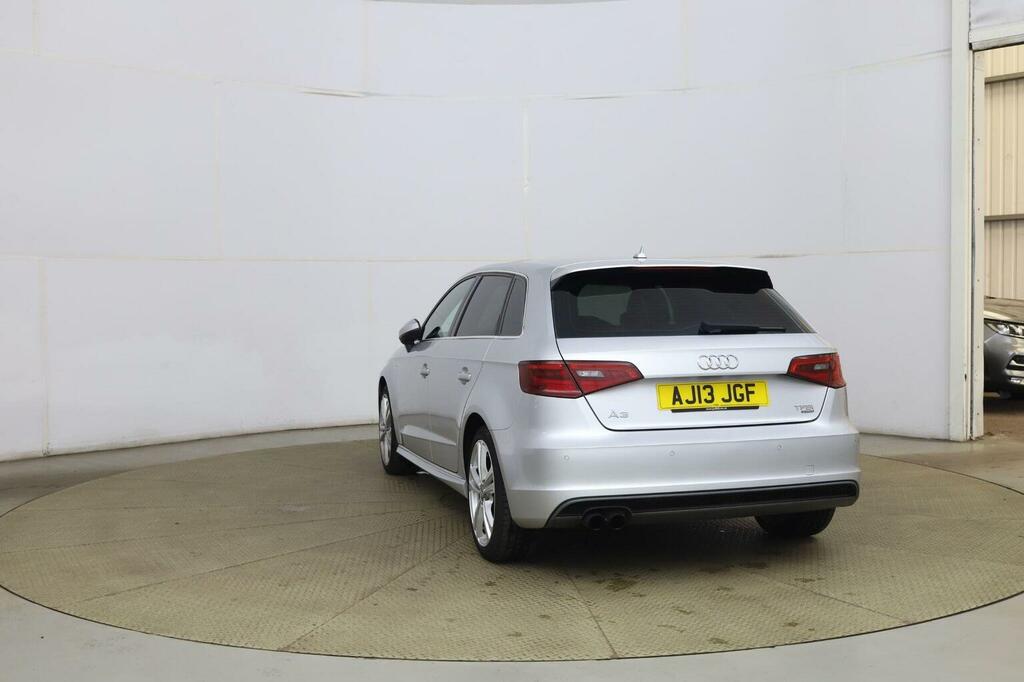 Audi A3 1.8 Tfsi S Line Sportback S Tronic Quattro Euro 6 Silver #5