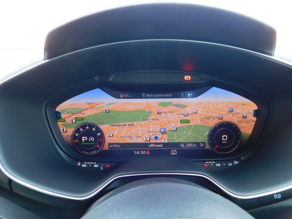 Audi TT Coupe 2.0 Tfsi 40 S Line S Tronic Euro 6 Ss WT19CWV Black #2