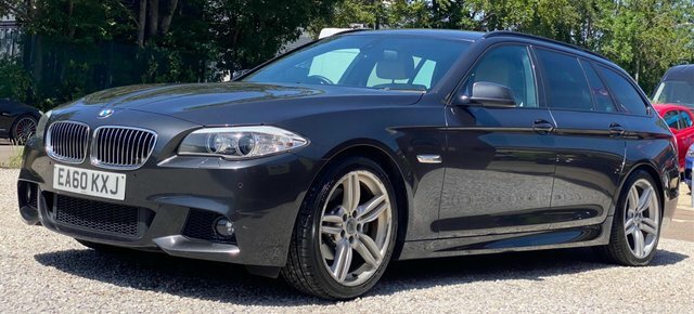 BMW 5 Series 520D M Sport Touring Grey #2