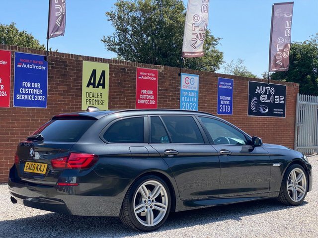 BMW 5 Series 520D M Sport Touring Grey #3