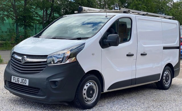 Vauxhall Vivaro Panel Van White #2