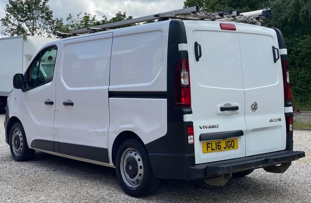 Vauxhall Vivaro Panel Van White #4
