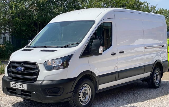Ford Transit Custom 350 Ecoblue Leader Fwd EX22ZVJ White #2