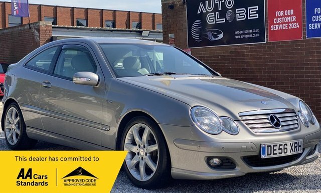 Mercedes-Benz C Class Coupe 1.8 C180 Kompressor Sport Edition 2006 Silver #1