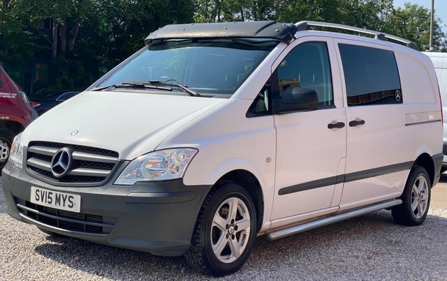 Mercedes-Benz Vito 113 Cdi Dualiner L1 White #2