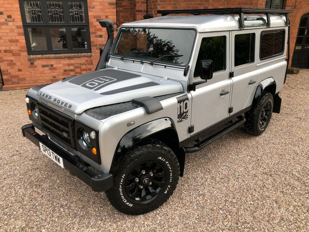 Land Rover Defender 110 Suv 2.2 Tdci County Station Wagon 4Wd Mwb Euro 5 5 SP13TWW Silver #4
