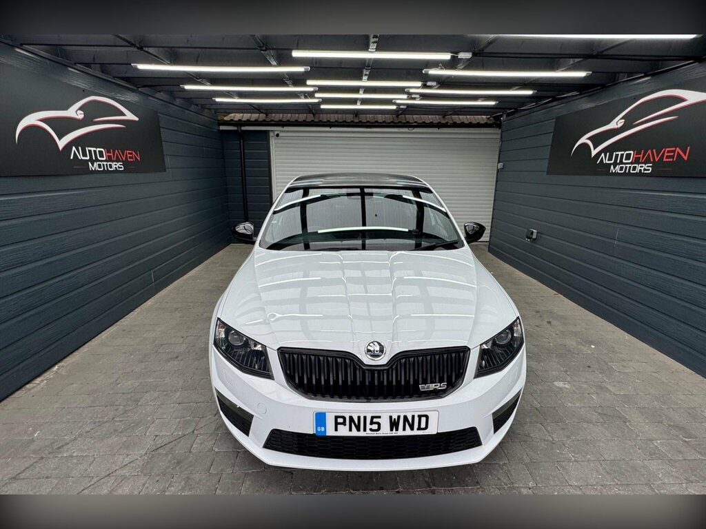 Skoda Octavia 2.0 Tfsi Vrs Dsg Euro 6 Ss White #4