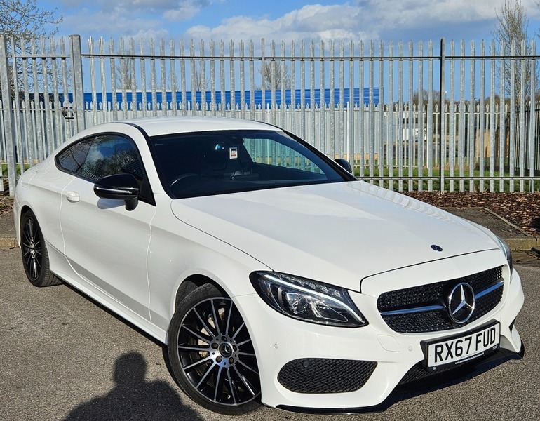 Mercedes-Benz C Class 2.0 C200 Amg Line White #5