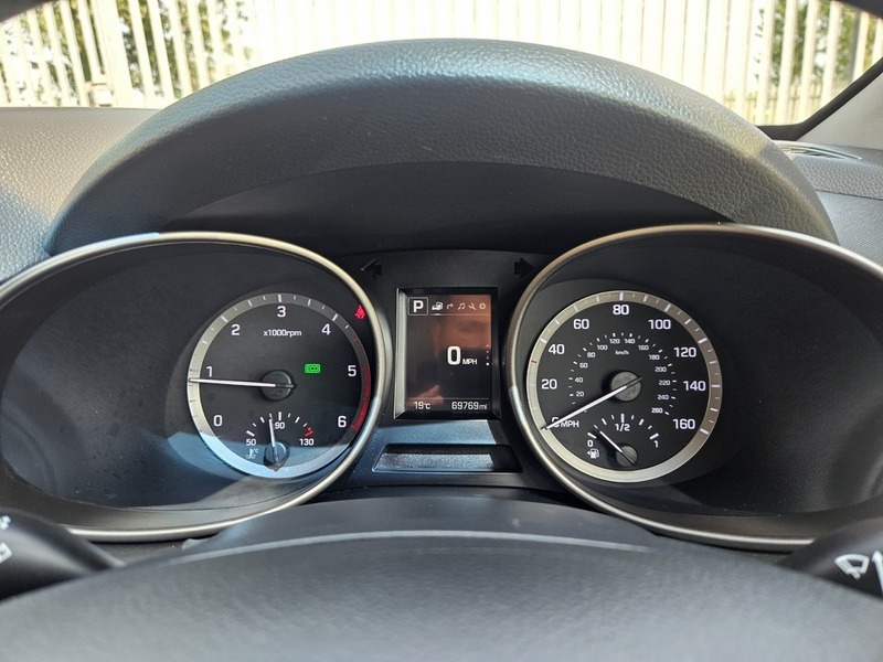Hyundai Santa Fe 2.2 Crdi Blue Drive YP66WMK Blue #6
