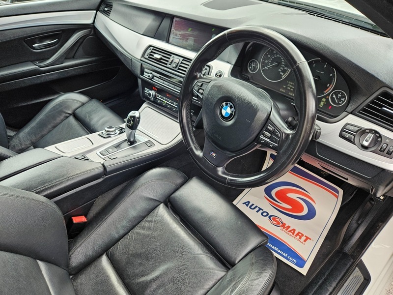 BMW 5 Series 2.0 520D M Sport YK61NFC White #5
