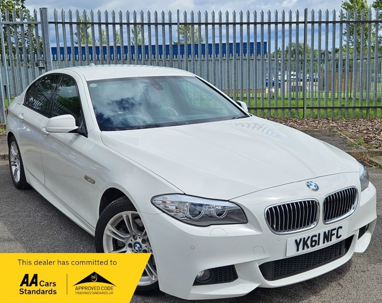 BMW 5 Series 2.0 520D M Sport White